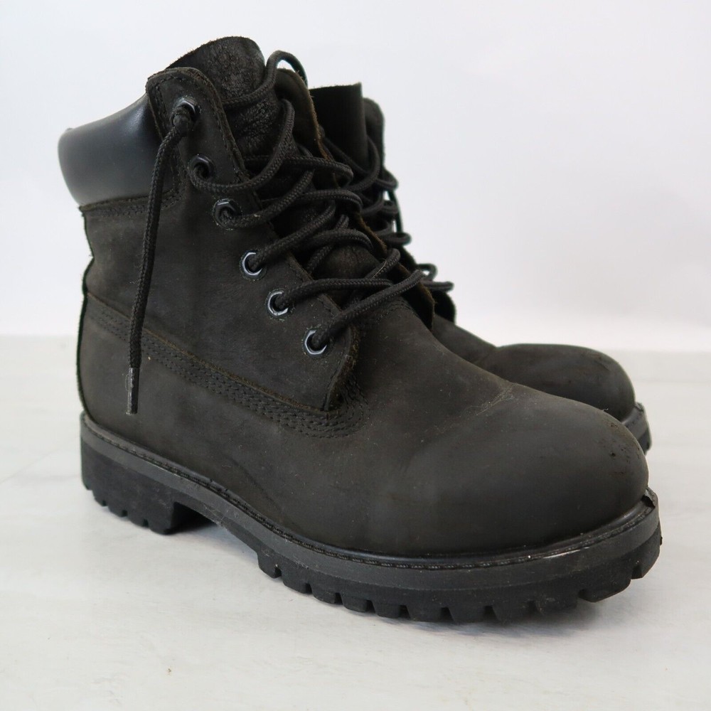 Timberland Black Waterproof Boots  Youth Junior Size 5.5M